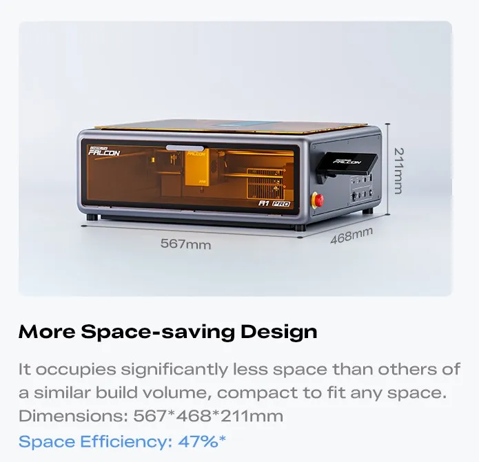 CR Falcon A1 PRO Laser Engraver 20W Enclosed with Air Assist and AI camera 12.webp