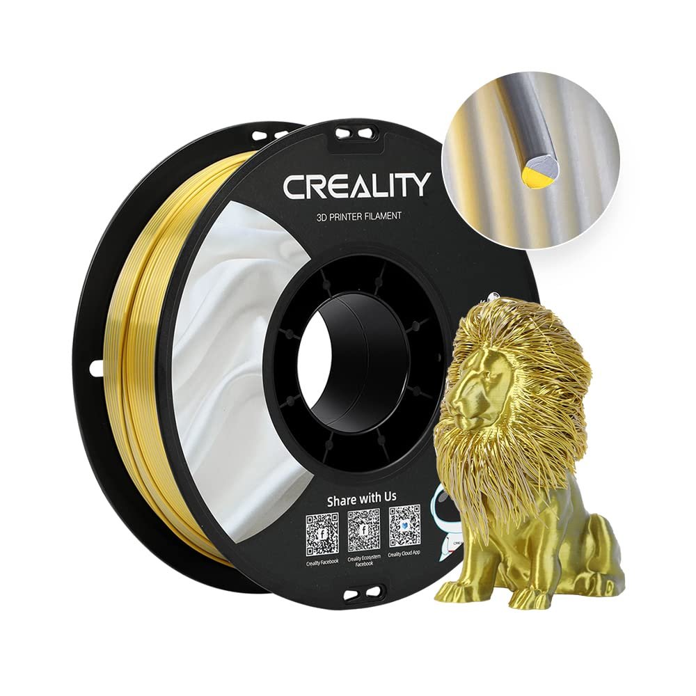 Creality Dual Silk Filament Gold Silver