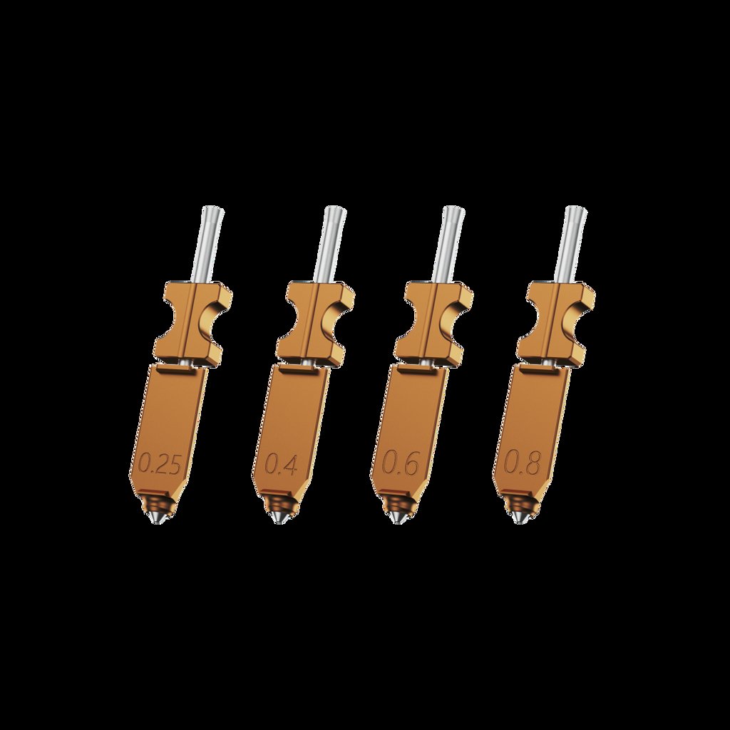 Flashforge Nozzle Assembly Including 0.250.40.60.8mm nozzle - AD5X