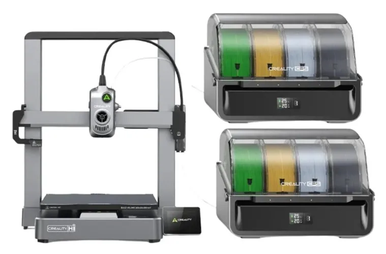 Creality Hi Combo plus an extra CFS - 8 filament colors