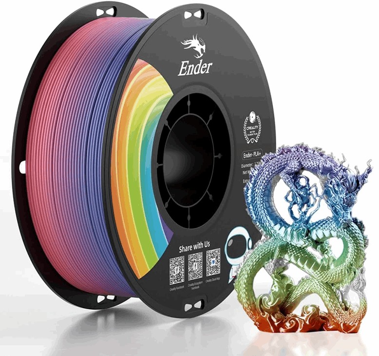 Creality Ender PLA + Filament -Rainbow